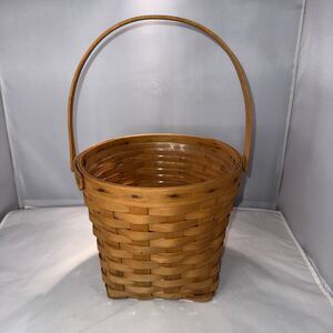 Vintage 1997 Longaberger Large Basket Handwoven With Plastic Insert